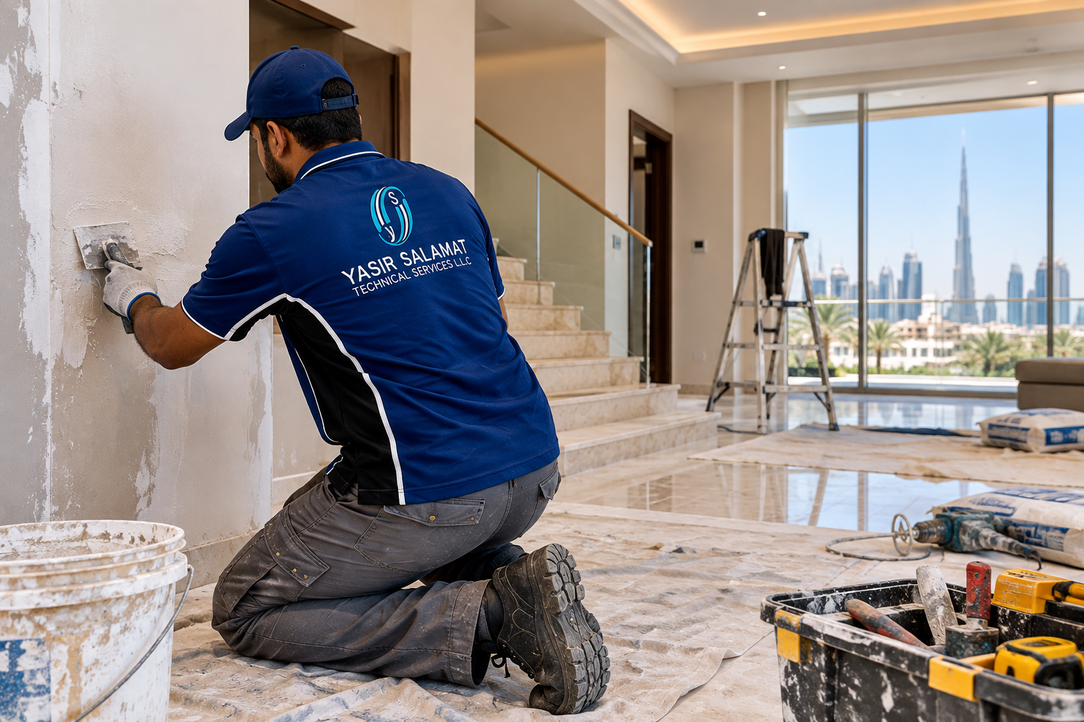 Renovation of a villa by Yasir Salamat Technical Services
